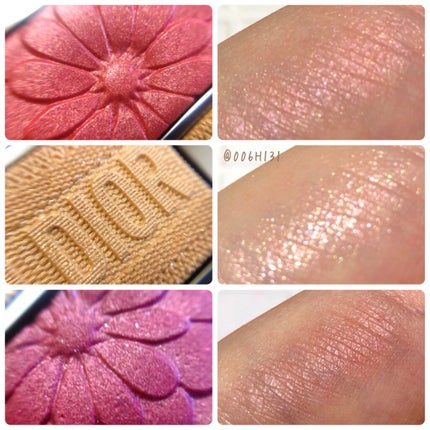 トリオ ブリック パレット<ピュア グロウ>/Dior/アイシャドウパレットを使ったクチコミ(2枚目)