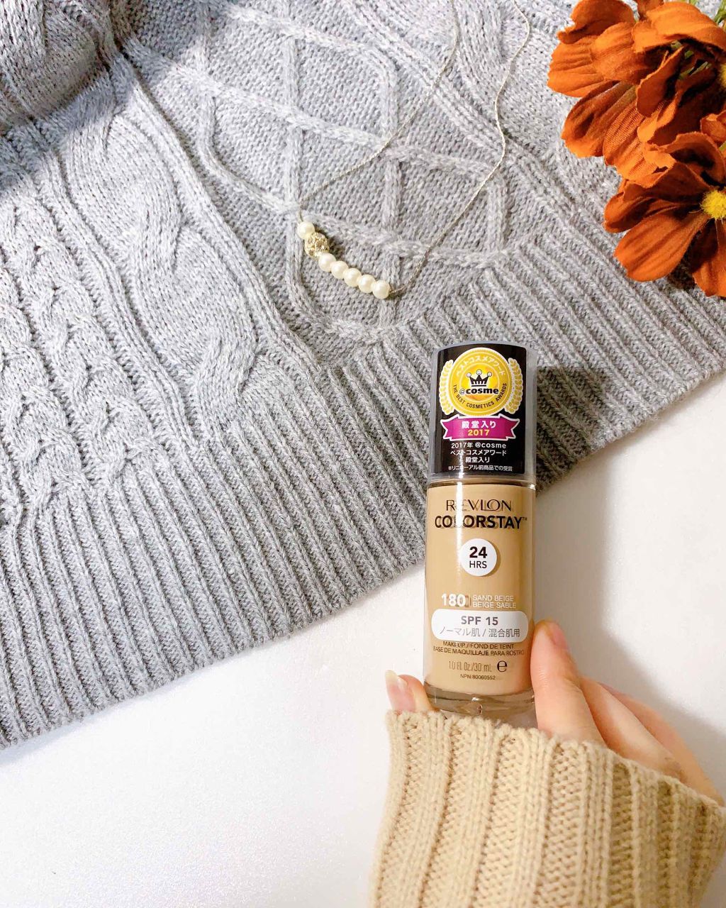 カラーステイ メイクアップ N/REVLON/リキッドファンデーションを使ったクチコミ(2枚目)