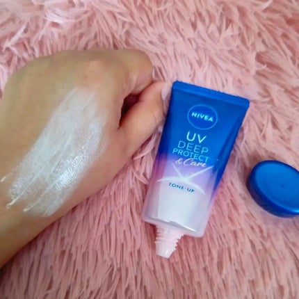 ニベアUV ディープ プロテクト&ケア トーンアップ エッセンス/ニベア/日焼け止めローションを使ったクチコミ(5枚目)