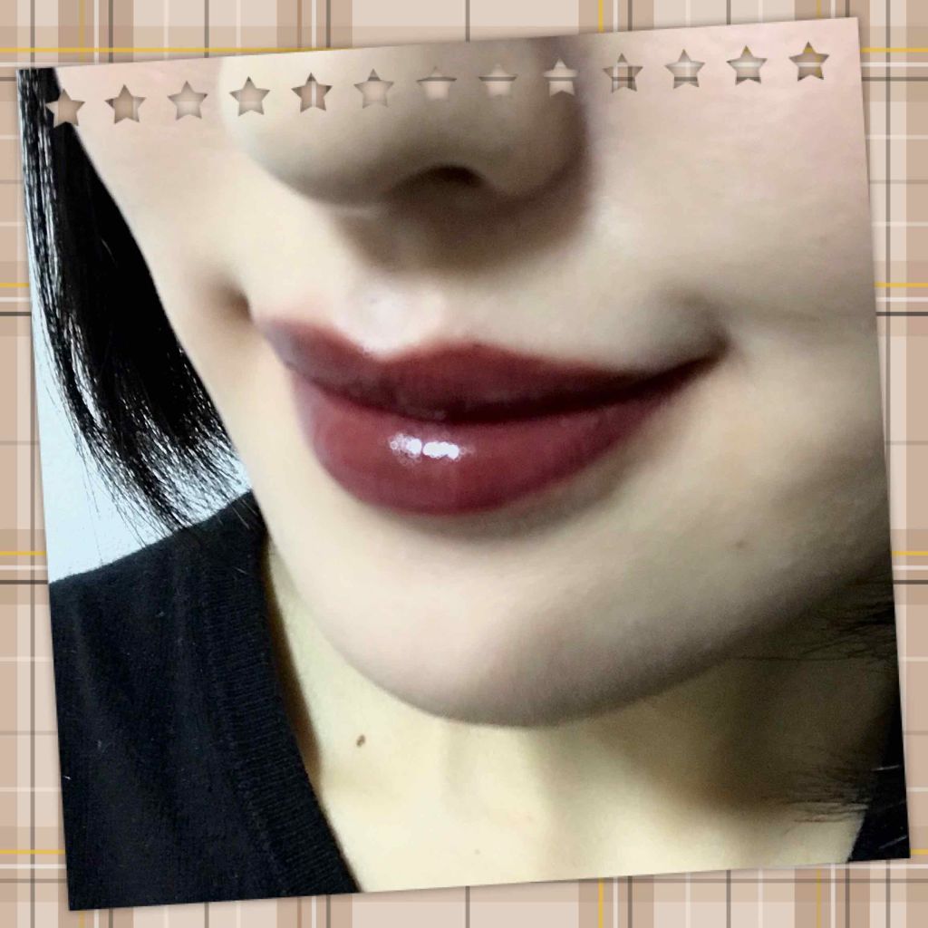 ルージュ アンリミテッド ヘーゼルナッツガナッシュ/shu uemura/口紅を使ったクチコミ（2枚目）