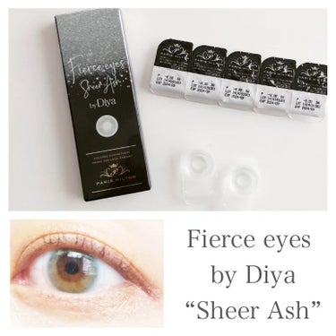 Fierceeyes by Diya（フィアースアイズbyダイヤ） シアーアッシュ/Diya/カラーコンタクトレンズを使ったクチコミ（1枚目）