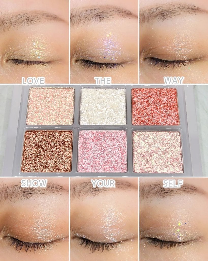 オーマイグリッターポップ/ABOUT TONE/アイシャドウパレットを使ったクチコミ(6枚目)