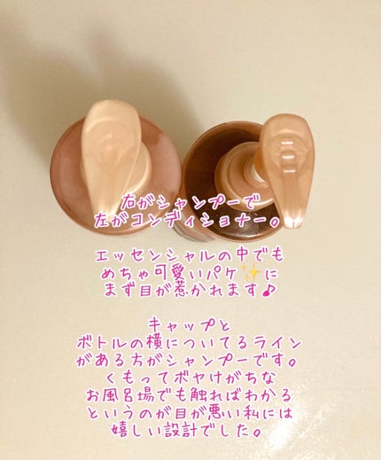 エッセンシャルプレミアム バリアシャンプー・コンディショナー シルキー&スムース/エッセンシャル/市販シャンプーを使ったクチコミ(2枚目)