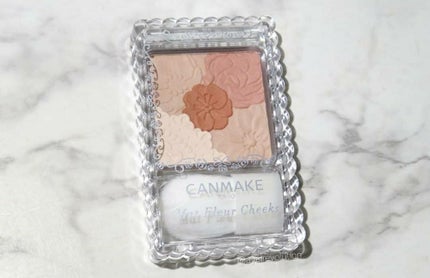 マットフルールチークス 05 マットパンプキン/キャンメイク/パウダーチークを使ったクチコミ(1枚目)