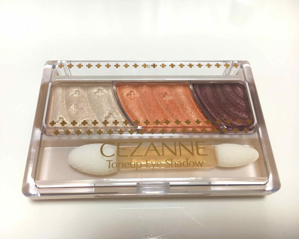 トーンアップアイシャドウ/CEZANNE/アイシャドウパレットを使ったクチコミ(1枚目)