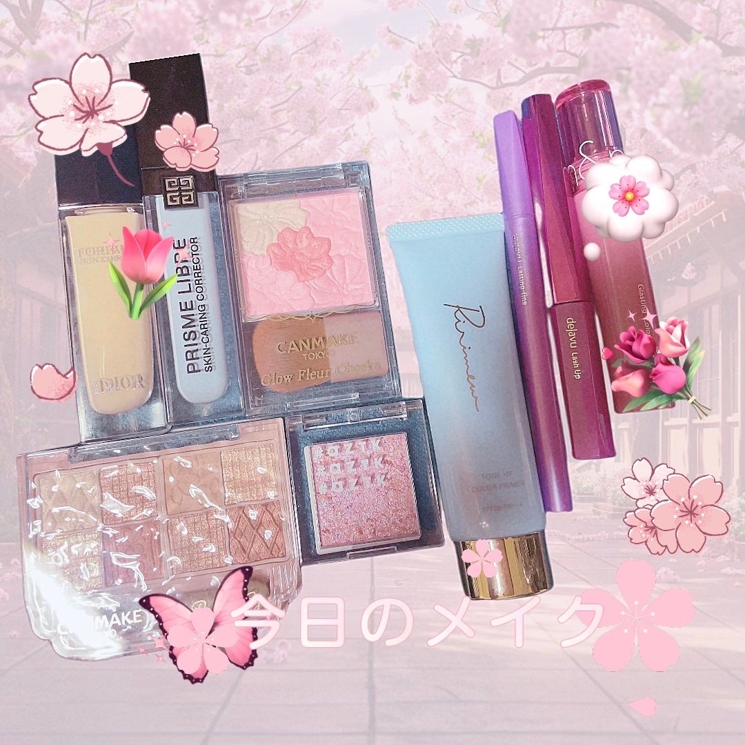 グロウフルールチークス/キャンメイク/パウダーチークを使ったクチコミ(1枚目)