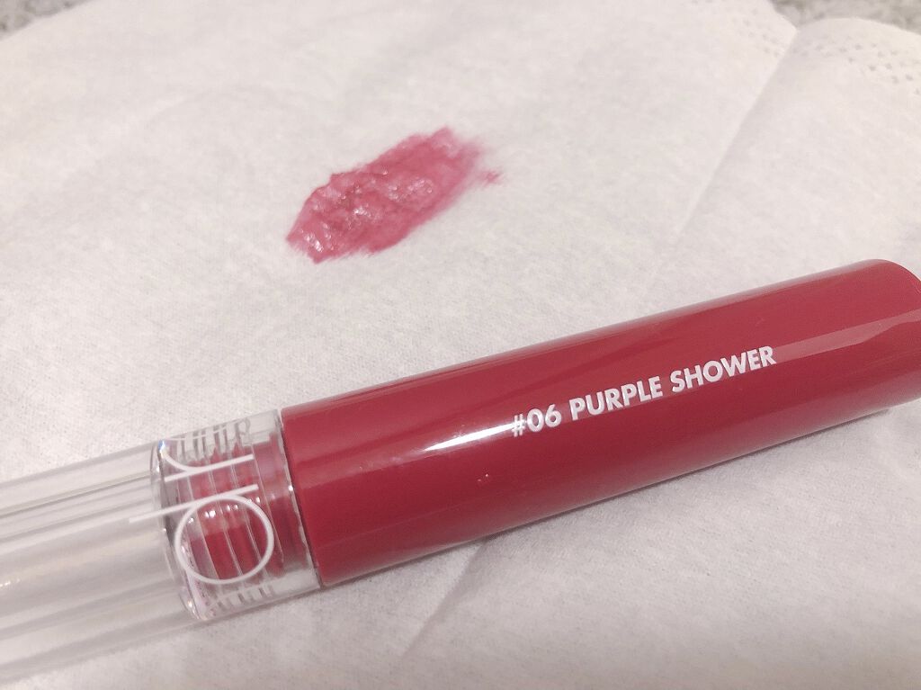 グラスティングウォーターティント/rom&nd/リップティントを使ったクチコミ（2枚目）