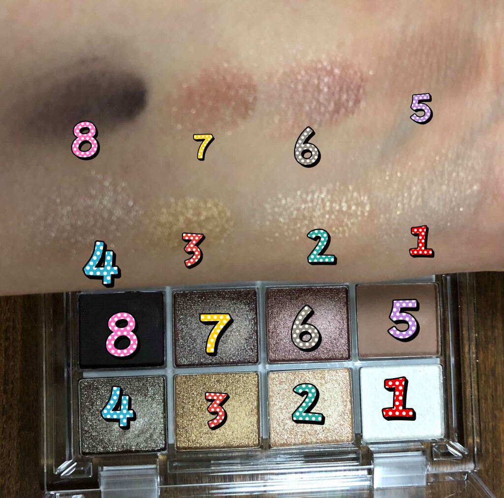 UR GLAM　POWDER EYESHADOW フラミンゴ/U R GLAM/単色アイシャドウを使ったクチコミ（3枚目）