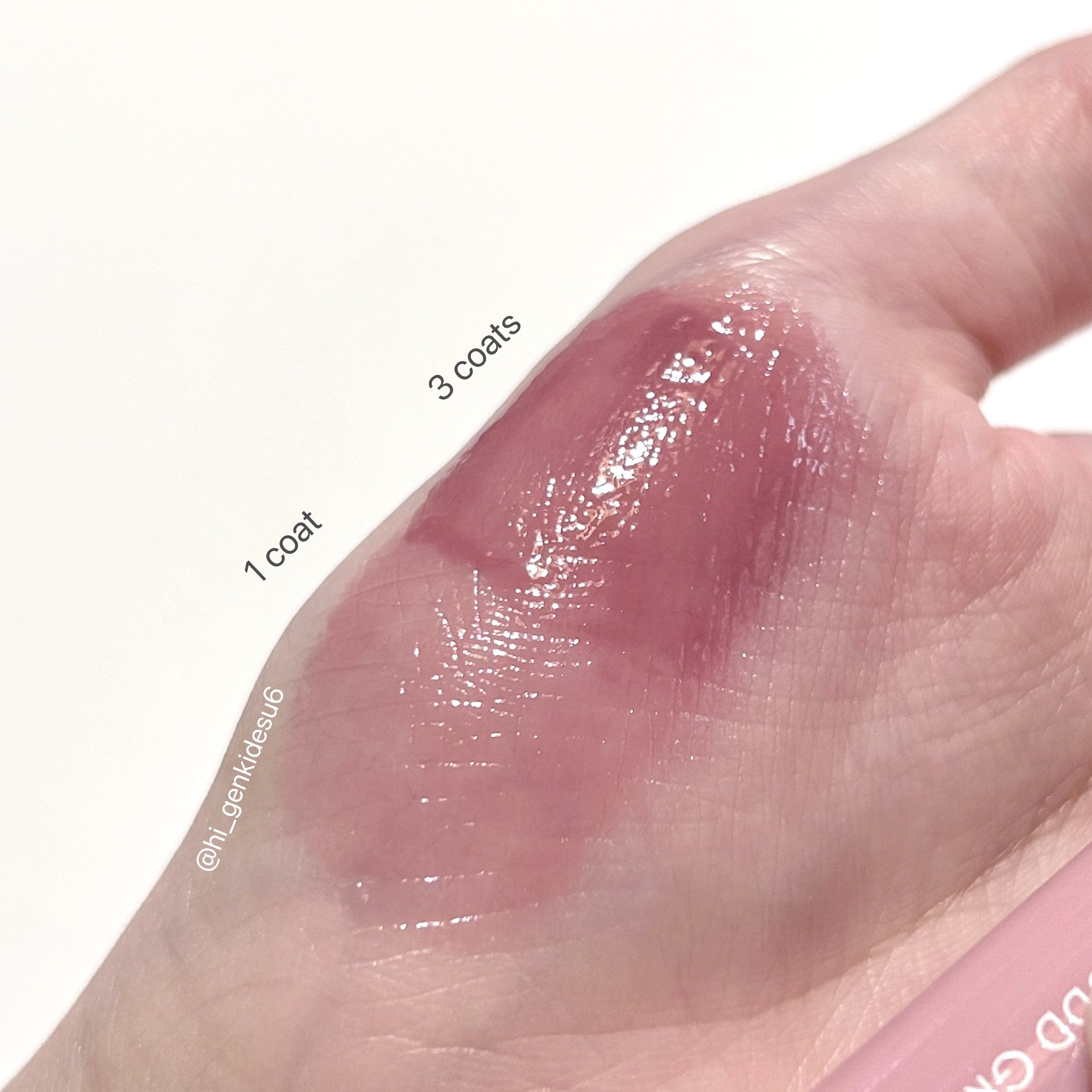 ジューシーラスティングティント/rom&nd/リップティントを使ったクチコミ（3枚目）