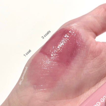 ジューシーラスティングティント/rom&nd/リップティントを使ったクチコミ(3枚目)