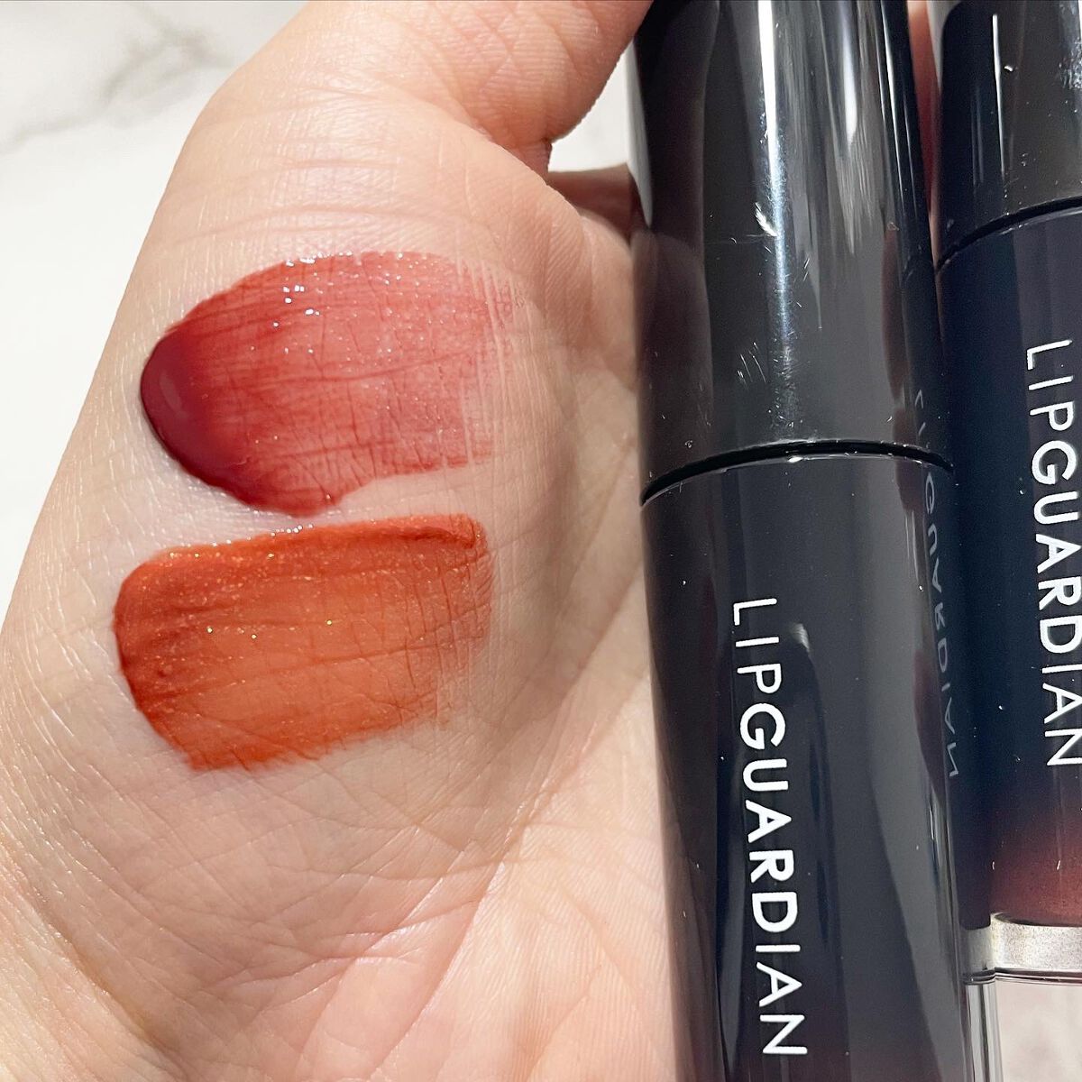グロウラッピングティント/LIPGUARDIAN/リップティントを使ったクチコミ(2枚目)