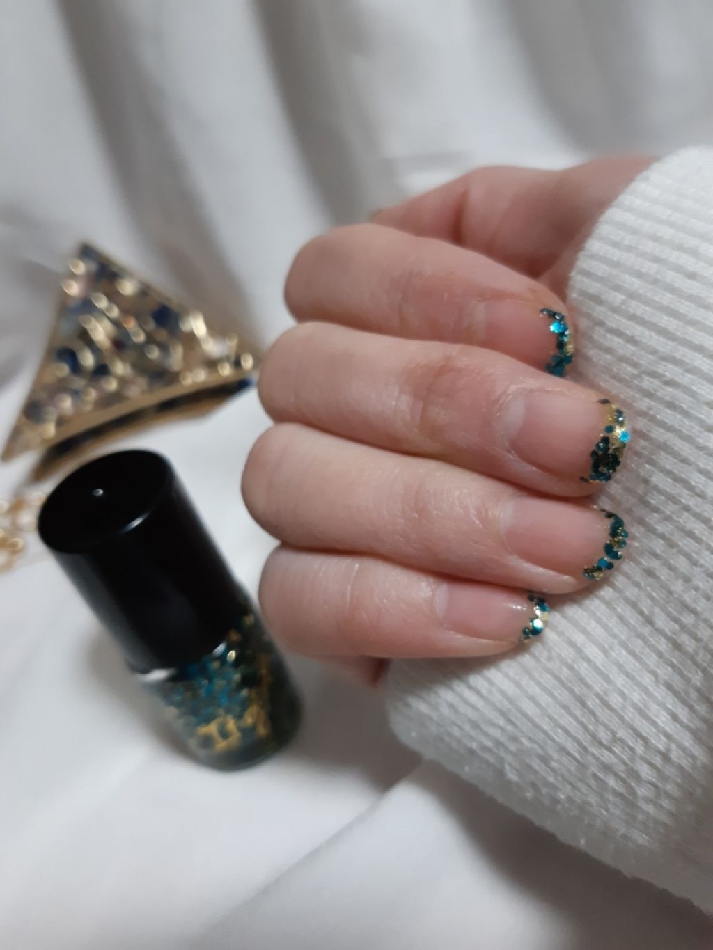 ITGグリッターネイル/DAISO/マニキュアを使ったクチコミ（1枚目）