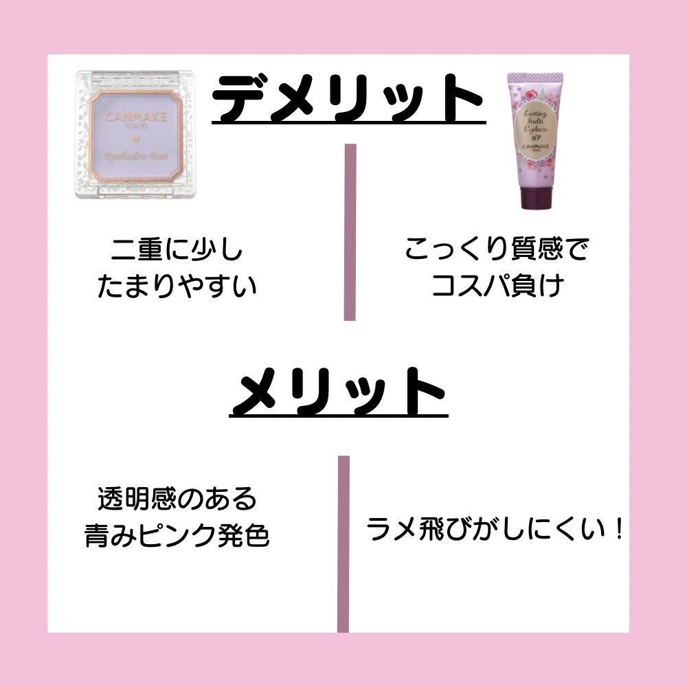 ラスティングマルチアイベース WP/キャンメイク/アイシャドウベースを使ったクチコミ(4枚目)