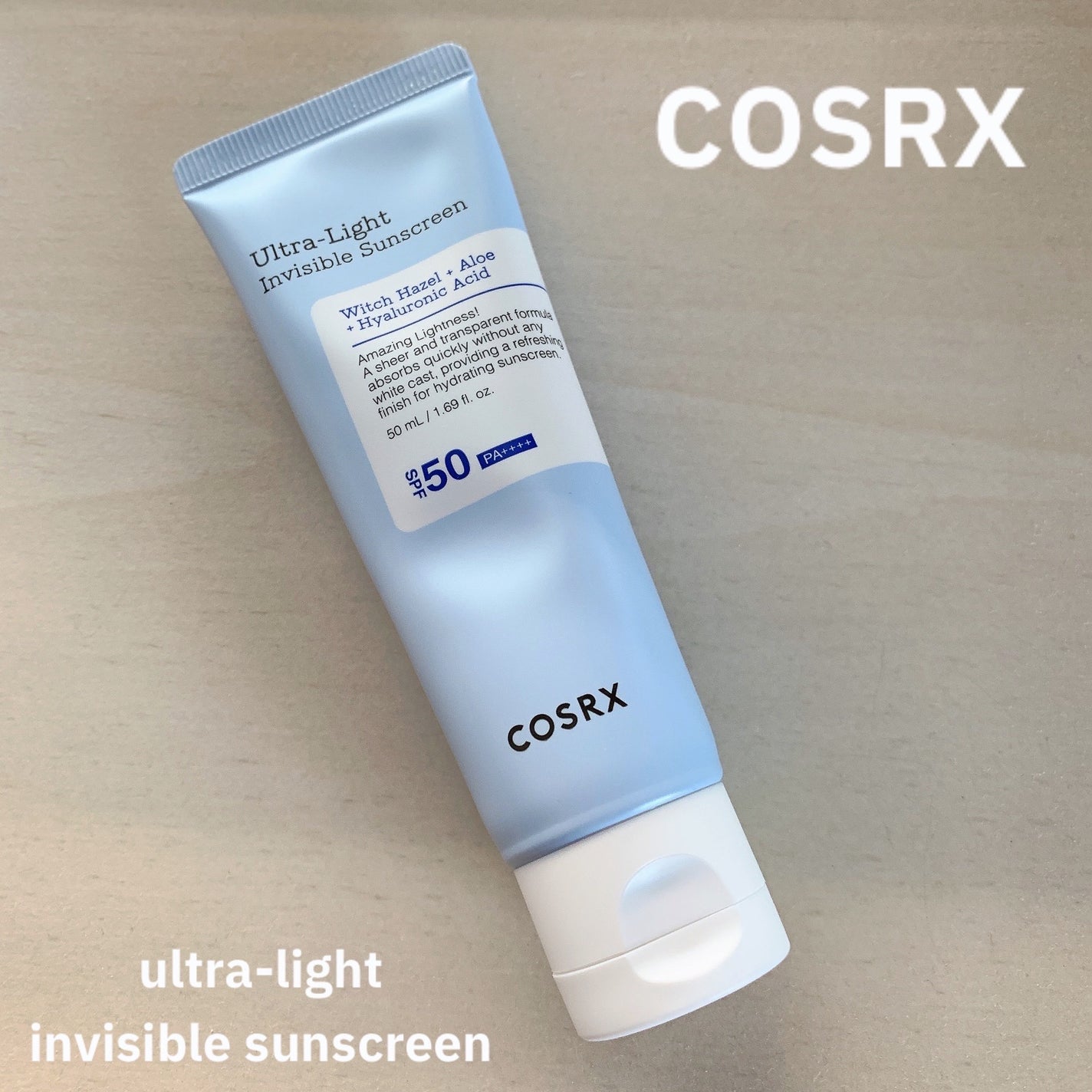 ウルトラライト透明UVクリーム/COSRX/日焼け止めクリームを使ったクチコミ(1枚目)