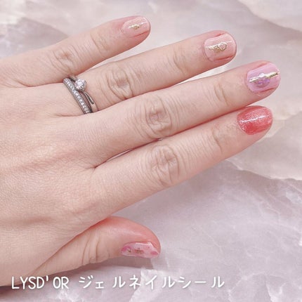 セミキュアジェルネイルシール ハンド用/LYSD’OR/ネイルシールを使ったクチコミ(8枚目)