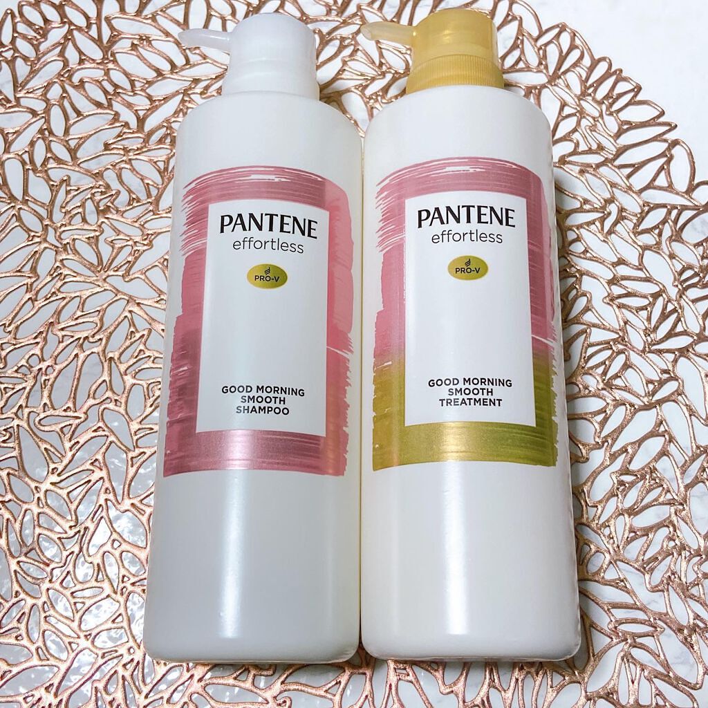 パンテーン エフォートレス グッドモーニング スムース シャンプー/トリートメント/パンテーン/市販シャンプーを使ったクチコミ(1枚目)