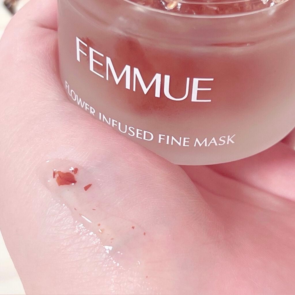 フラワーインフューズド ファインマスク/FEMMUE/洗い流すパック・マスクを使ったクチコミ(3枚目)