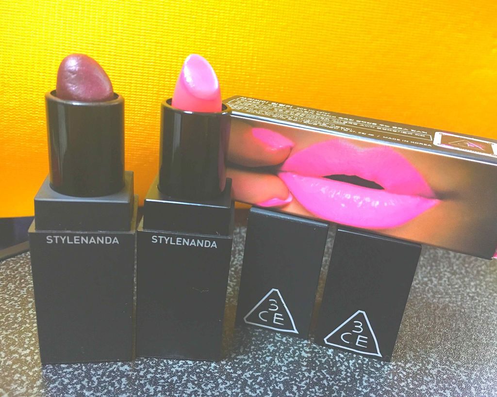 GLASS LIP COLOR/3CE/口紅を使ったクチコミ（1枚目）