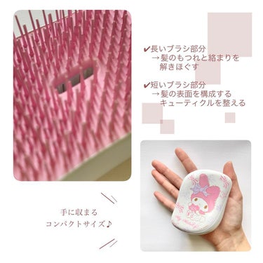 コンパクトスタイラー/TANGLE TEEZER/ヘアブラシを使ったクチコミ（2枚目）