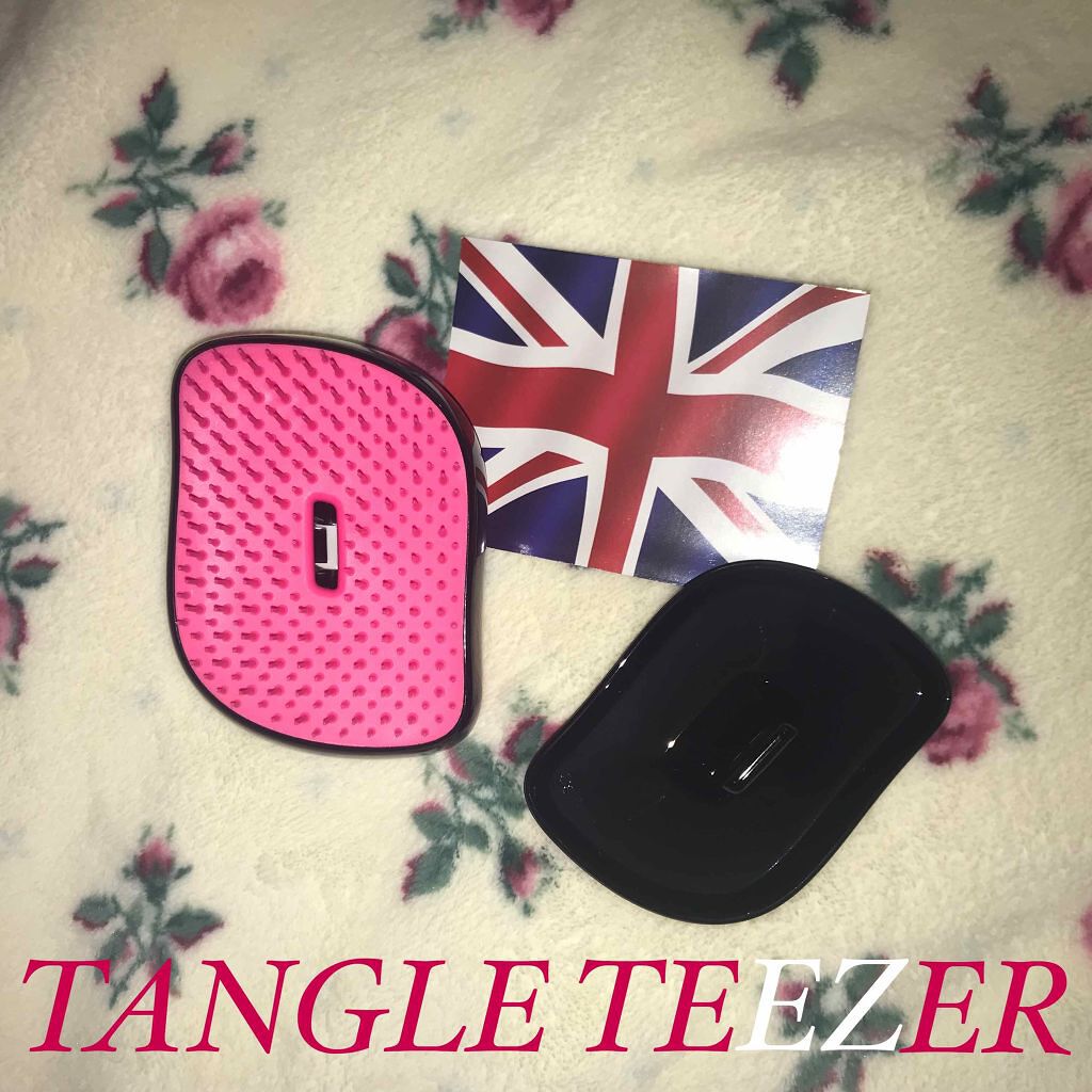 コンパクトスタイラー フラミンゴ/TANGLE TEEZER/ヘアブラシを使ったクチコミ（2枚目）