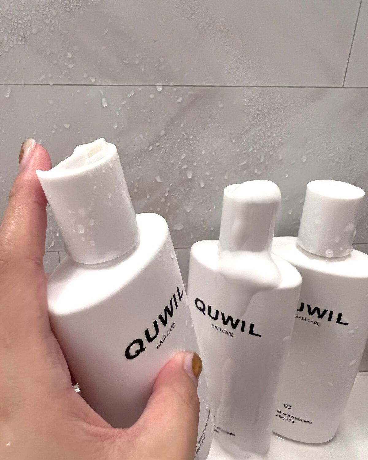 QUWIL ヘアケア シャンプー トリートメント セラムオイル hair&body serum oil – QUWIL
