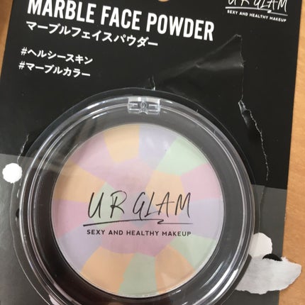 UR GLAM MARBLE FACE POWDER/U R GLAM/プレストパウダーを使ったクチコミ(1枚目)