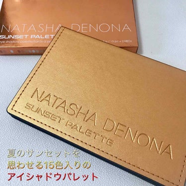 Natasha Denona  ナターシャ デノナ サンセット パレットのクチコミ「NATASHA DENONA
Sunset Palette  

beautylishで$12.....」（1枚目）