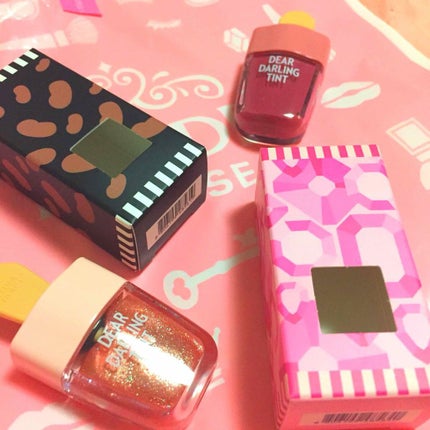 ディアダーリン ウォータージェルティント (アイスティント)/ETUDE/口紅を使ったクチコミ(1枚目)