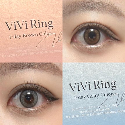 ViVi Ring 1day/OLENS/ワンデー(1DAY)カラコンを使ったクチコミ(7枚目)