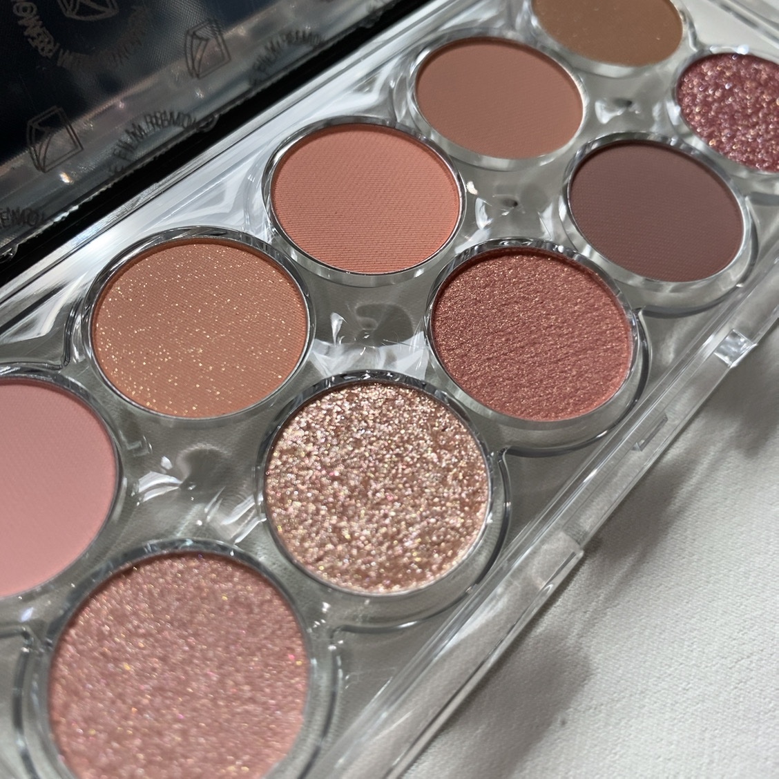 ライト オン アイズ シャドウ パレット 7AM 01 スプリング モーニング/Lummir/アイシャドウパレットを使ったクチコミ（2枚目）