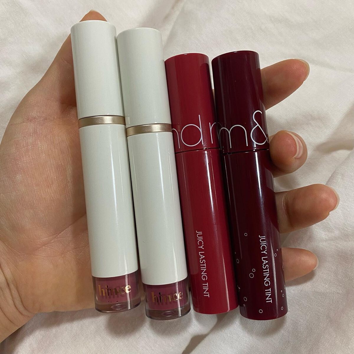 ジューシーラスティングティント/rom&nd/リップティントを使ったクチコミ（2枚目）