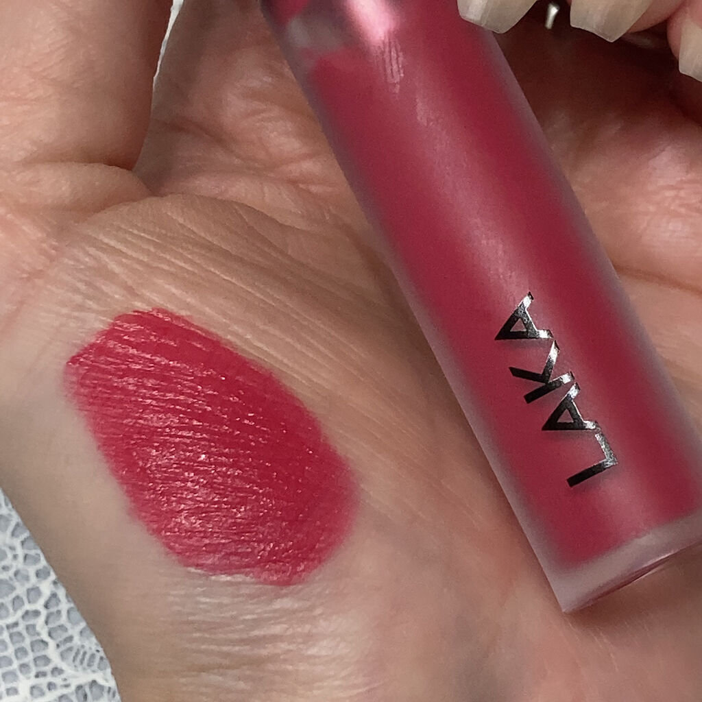 スムースマット リップティント/Laka/口紅を使ったクチコミ（3枚目）