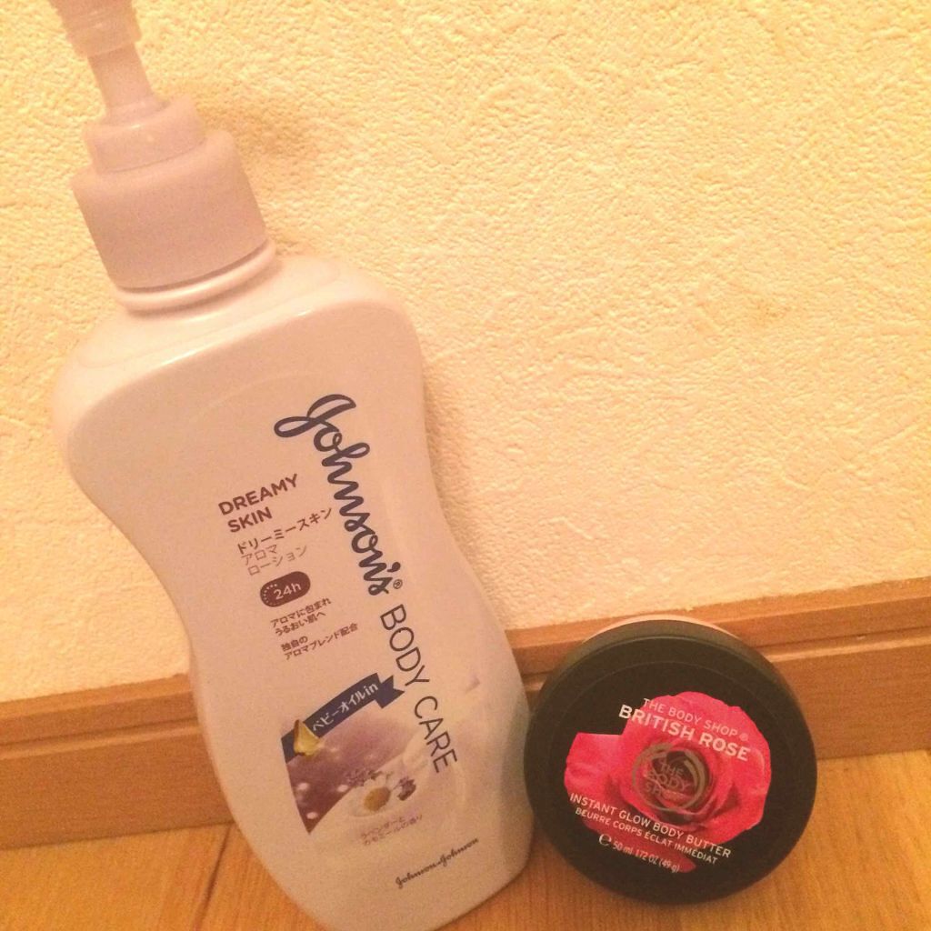 ボディバター ブリティッシュローズ/THE BODY SHOP/ボディクリームを使ったクチコミ（1枚目）
