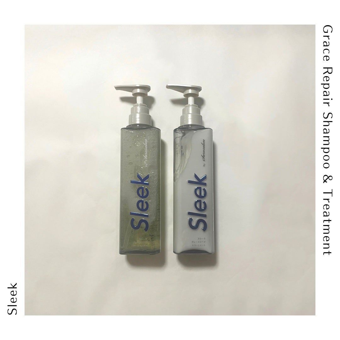 グレースリペアシャンプー/トリートメント/スリーク by サラサロン/市販シャンプーを使ったクチコミ(1枚目)