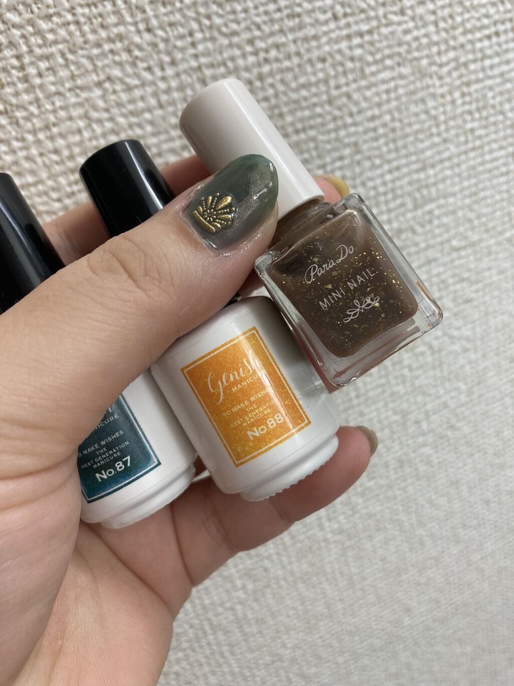 ジーニッシュ No.87 DA VINCI ダヴィンチ/ジーニッシュマニキュア/マニキュアを使ったクチコミ（2枚目）