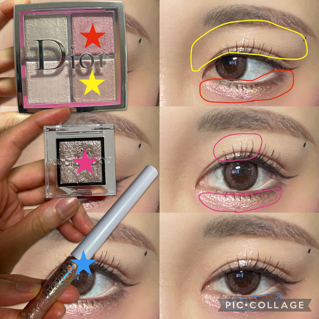 【旧】ディオール バックステージ フェイス グロウ パレット/Dior/ハイライトを使ったクチコミ（3枚目）