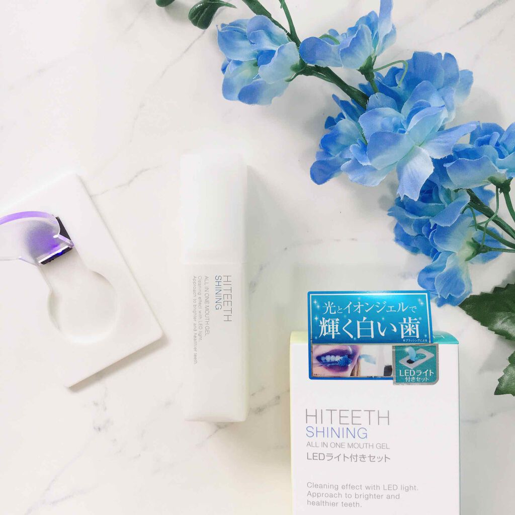 HITEETH ALL IN ONE MOUTH GEL SHINING LEDライト付き/R&/その他オーラルケアを使ったクチコミ（1枚目）