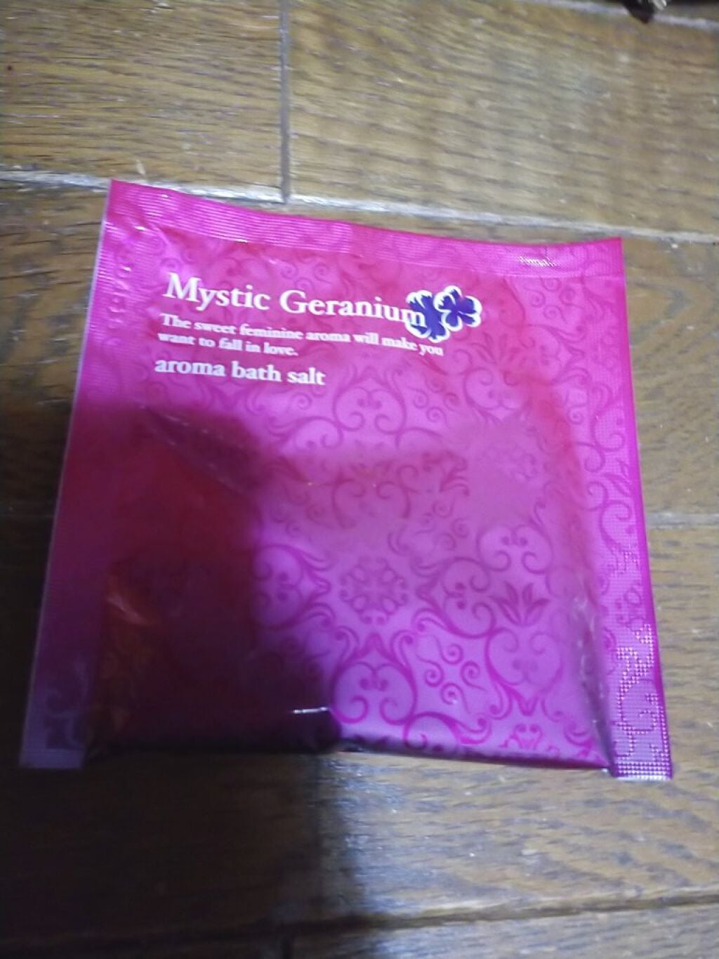 アロマバスソルト ミスティックゼラニウム/ジーピークリエイツ/入浴剤を使ったクチコミ(1枚目)