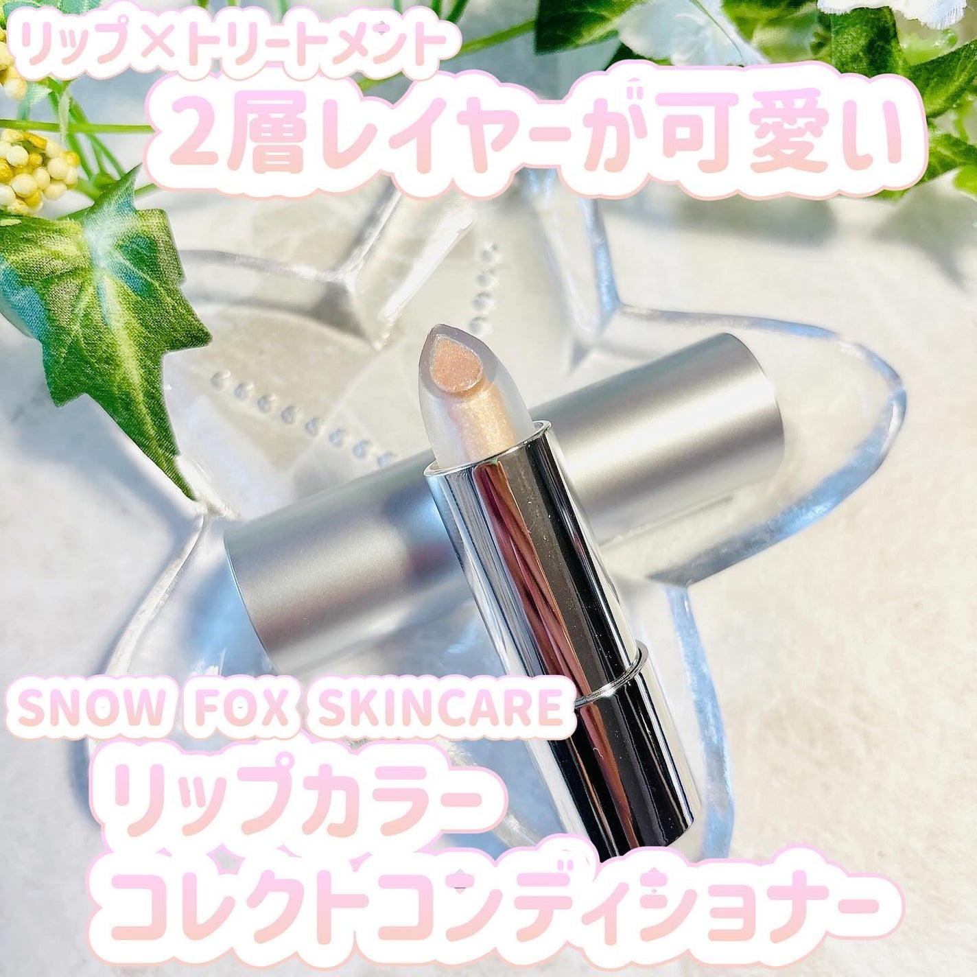 ソラリア リップ カラーコレクト コンディショナー/SNOW FOX SKINCARE/リップクリームを使ったクチコミ(1枚目)