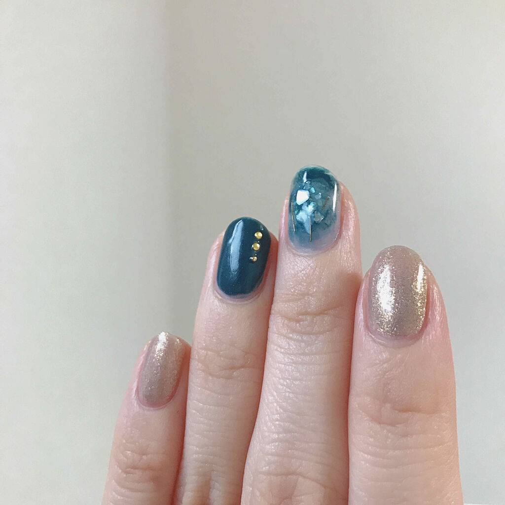 ジェルボリュームトップコート/キャンメイク/ネイルトップコートを使ったクチコミ（2枚目）