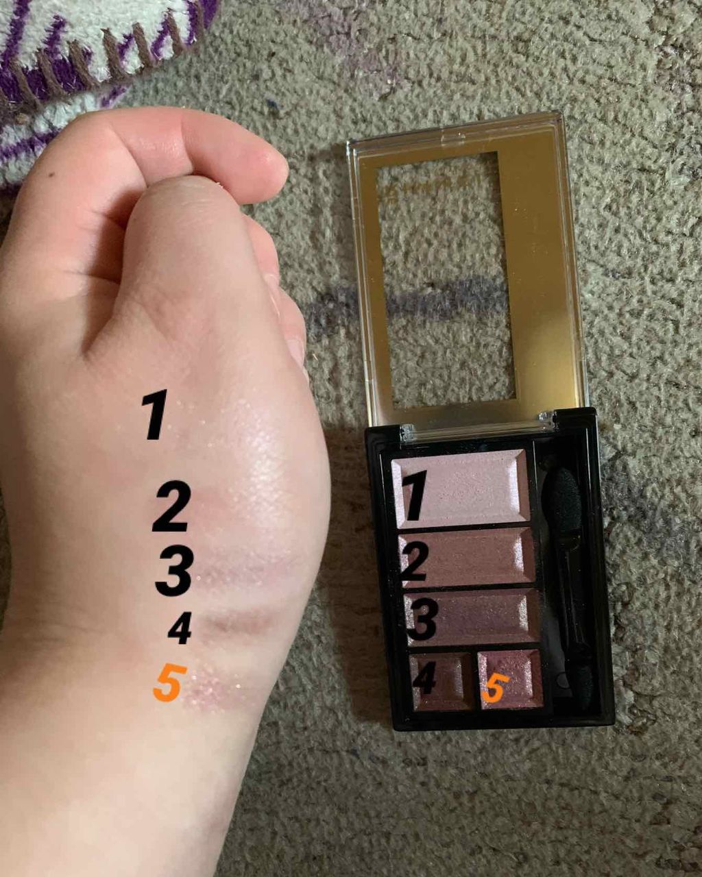 ショコラスウィート アイズ/リンメル ロンドン/アイシャドウパレットを使ったクチコミ（3枚目）