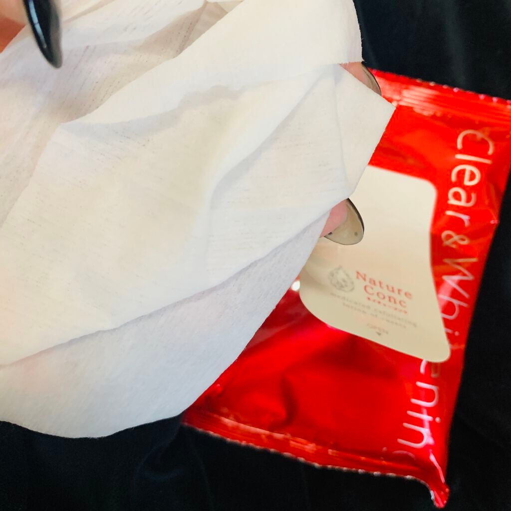 ネイチャーコンク 薬用 ふきとり化粧水シート/ネイチャーコンク/トナーパッドを使ったクチコミ(2枚目)