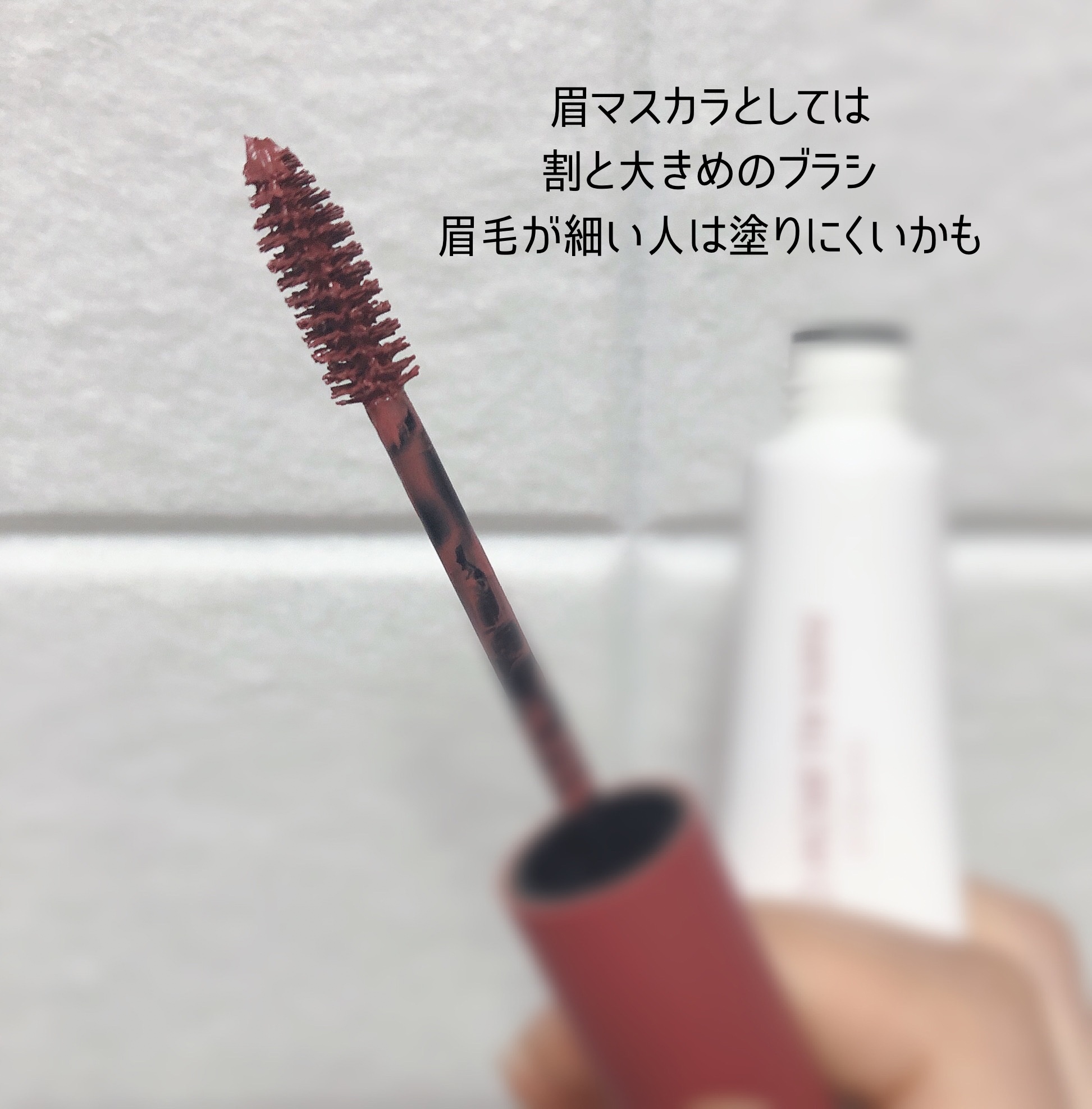 ハンオールブロウカラ 06 ベリーオーキッド(BERRY ORCHID)(日本限定)/rom&nd/眉マスカラを使ったクチコミ（2枚目）