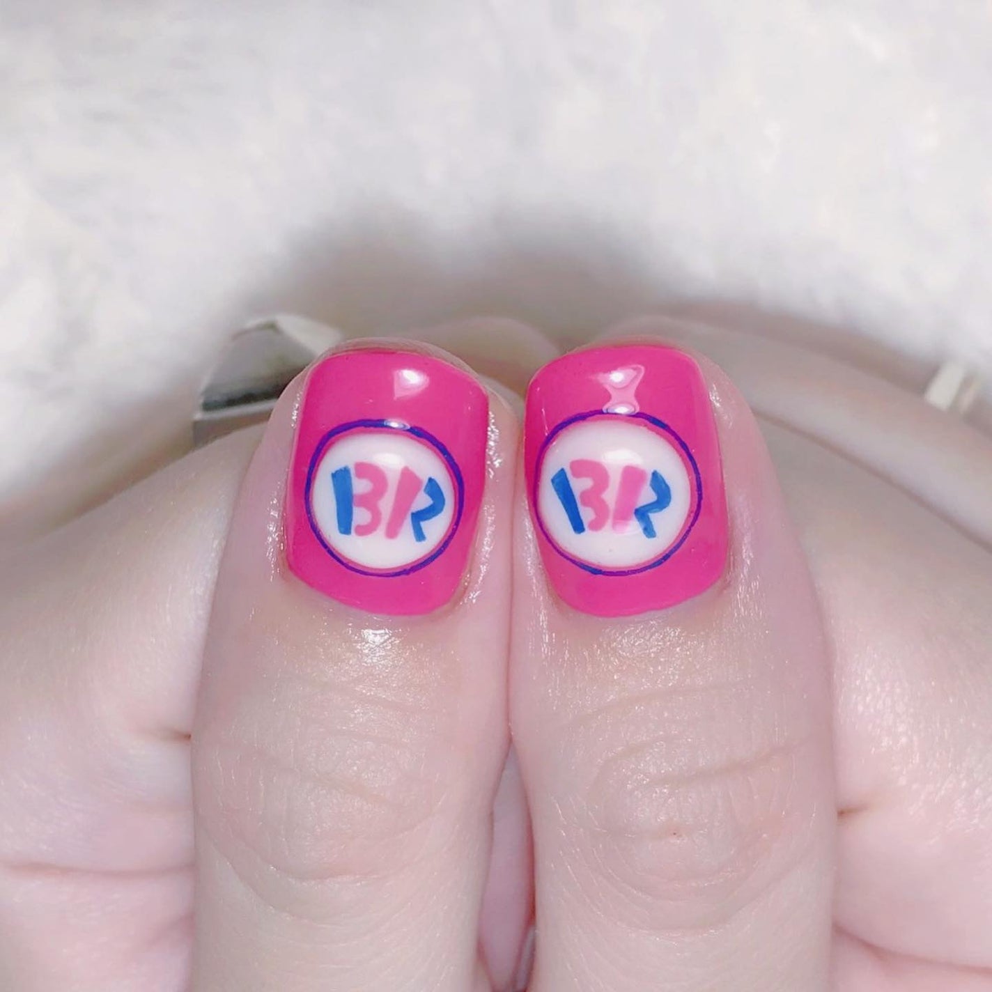 なかやまちえこ on LIPS 「サーティワンアイスクリーム🍨⠀⠀#nail#nails#nai..」(3枚目)