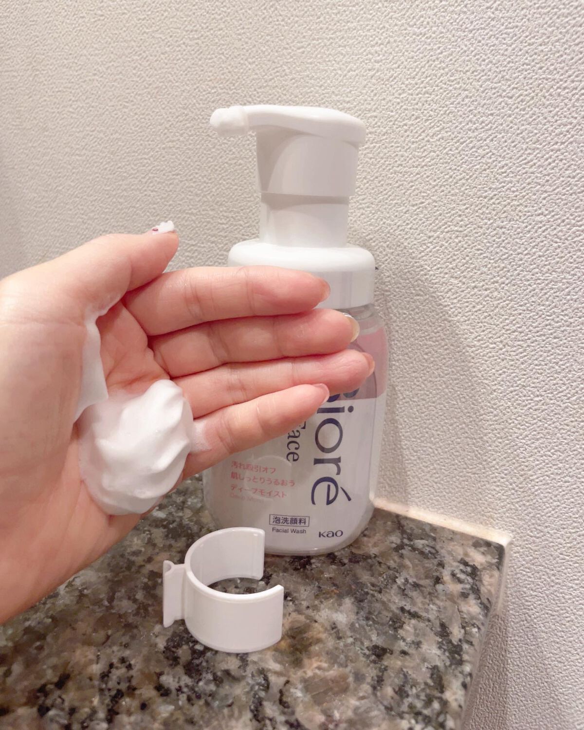 ビオレ ザフェイス 泡洗顔料 ディープモイスト/ビオレ/泡洗顔を使ったクチコミ（3枚目）