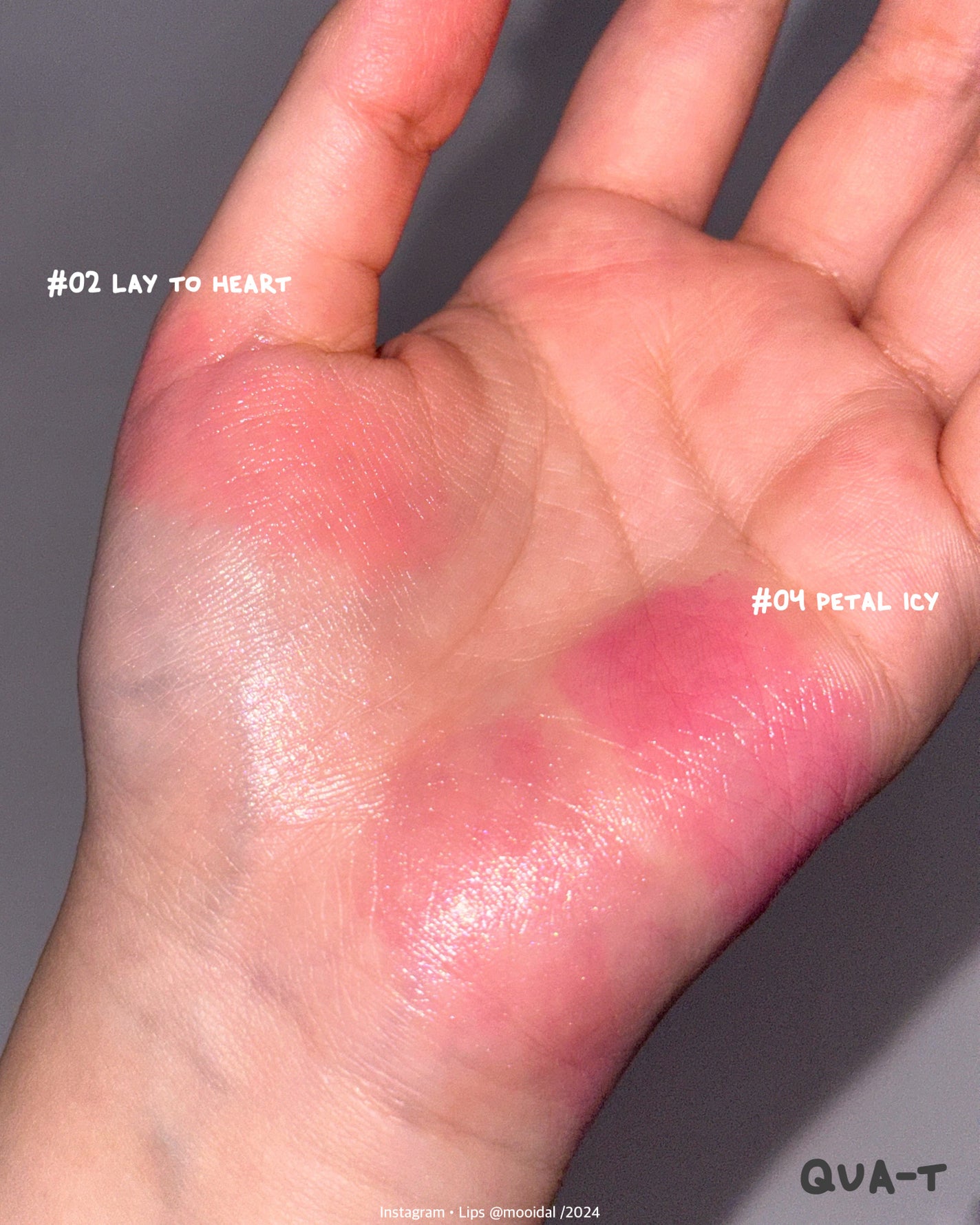 グロウメルティングパレット/QUA-T/ジェル・クリームチークを使ったクチコミ(3枚目)