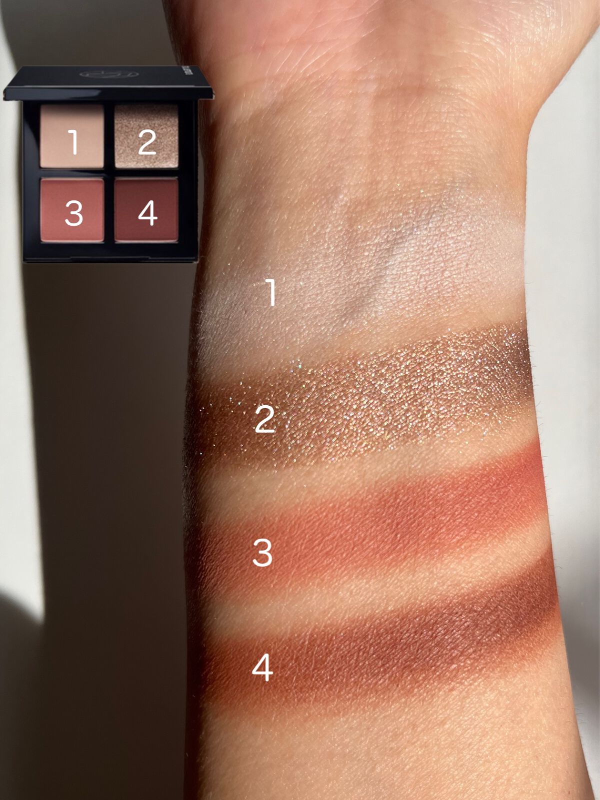 クロマティックス クワッド/shu uemura/アイシャドウパレットを使ったクチコミ（3枚目）