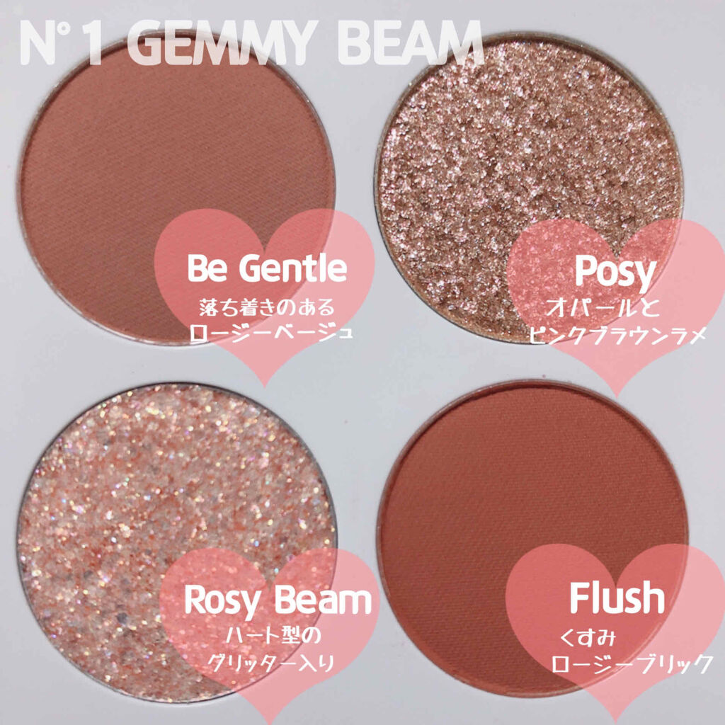 ゲットジュエルパレット/unleashia/アイシャドウパレットを使ったクチコミ（2枚目）