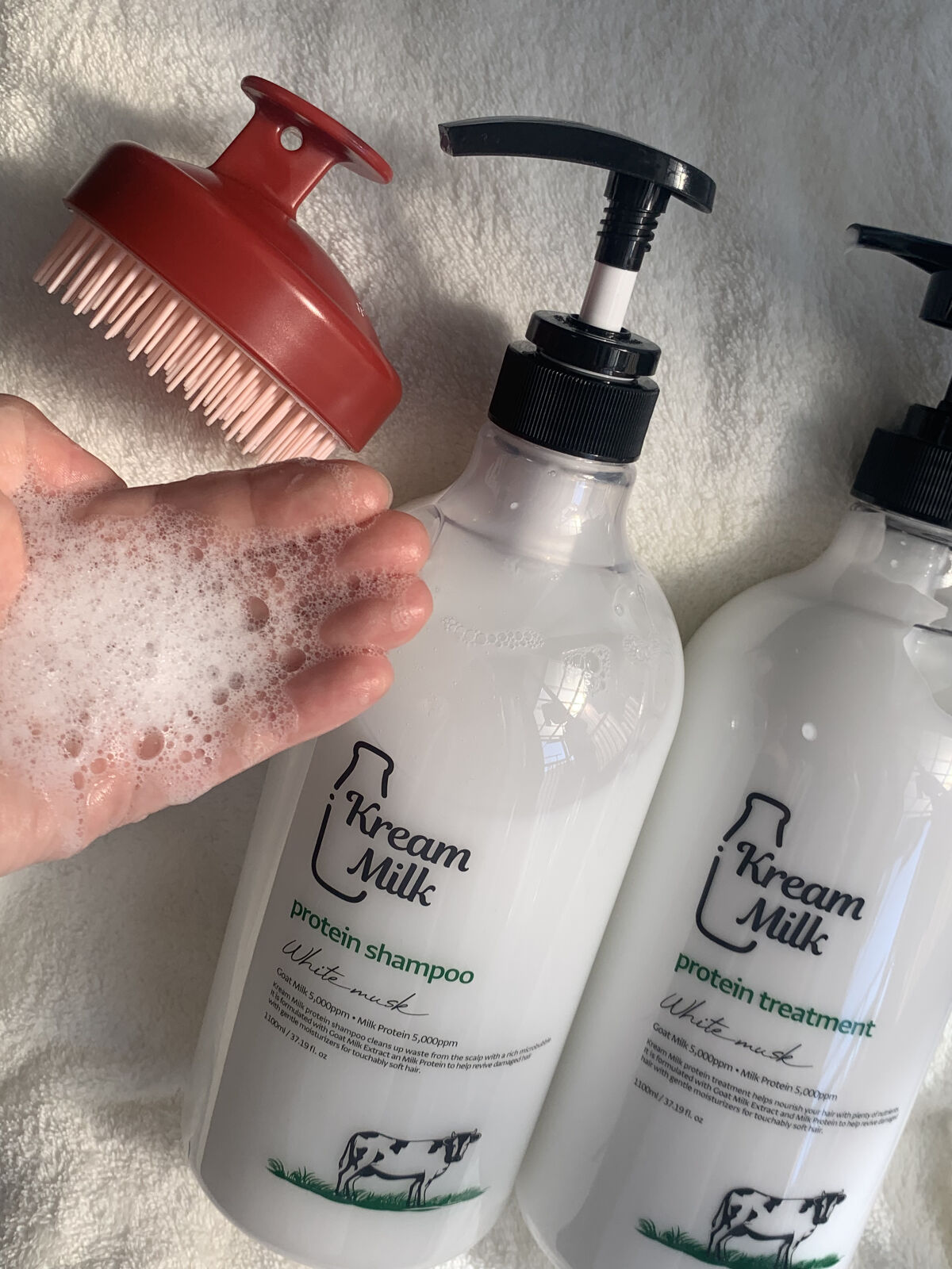 Kream Milk プロテインシャンプー／トリートメント