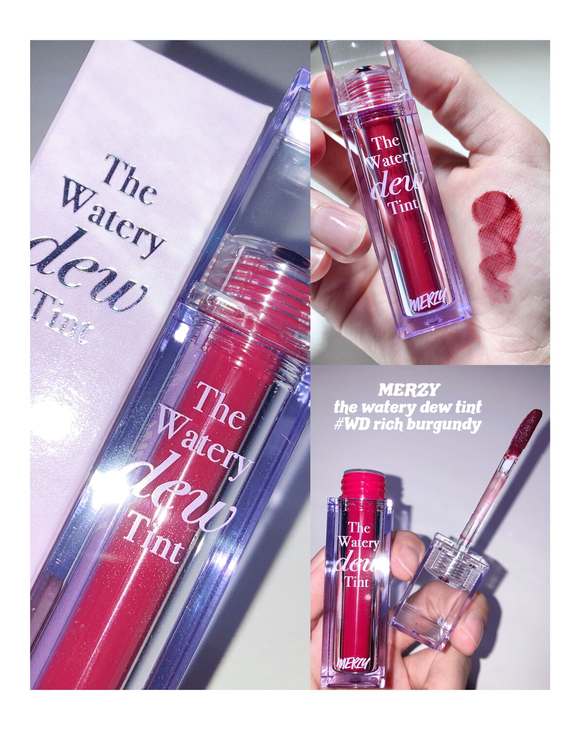 ザ ウォータリーデューティント/MERZY/リップティントを使ったクチコミ（1枚目）